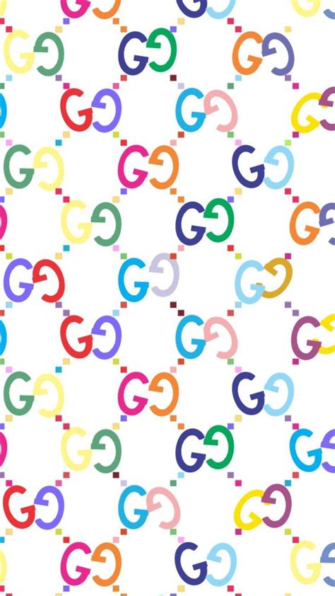 gucci rainbow logo|rainbow Gucci wallpaper.